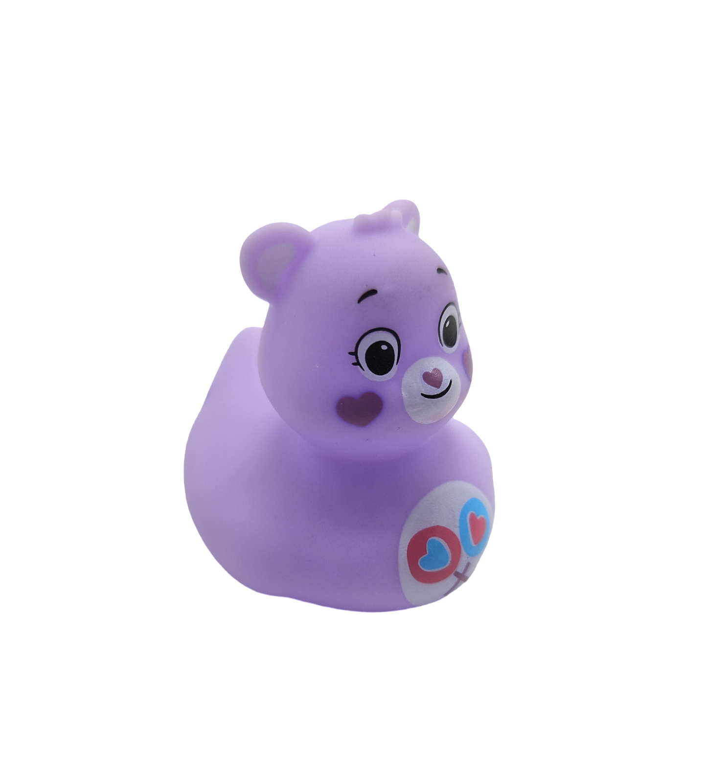 10 SHARE BEAR Care Bear Purple Lavender - 2" Rubber Duck Style Bears