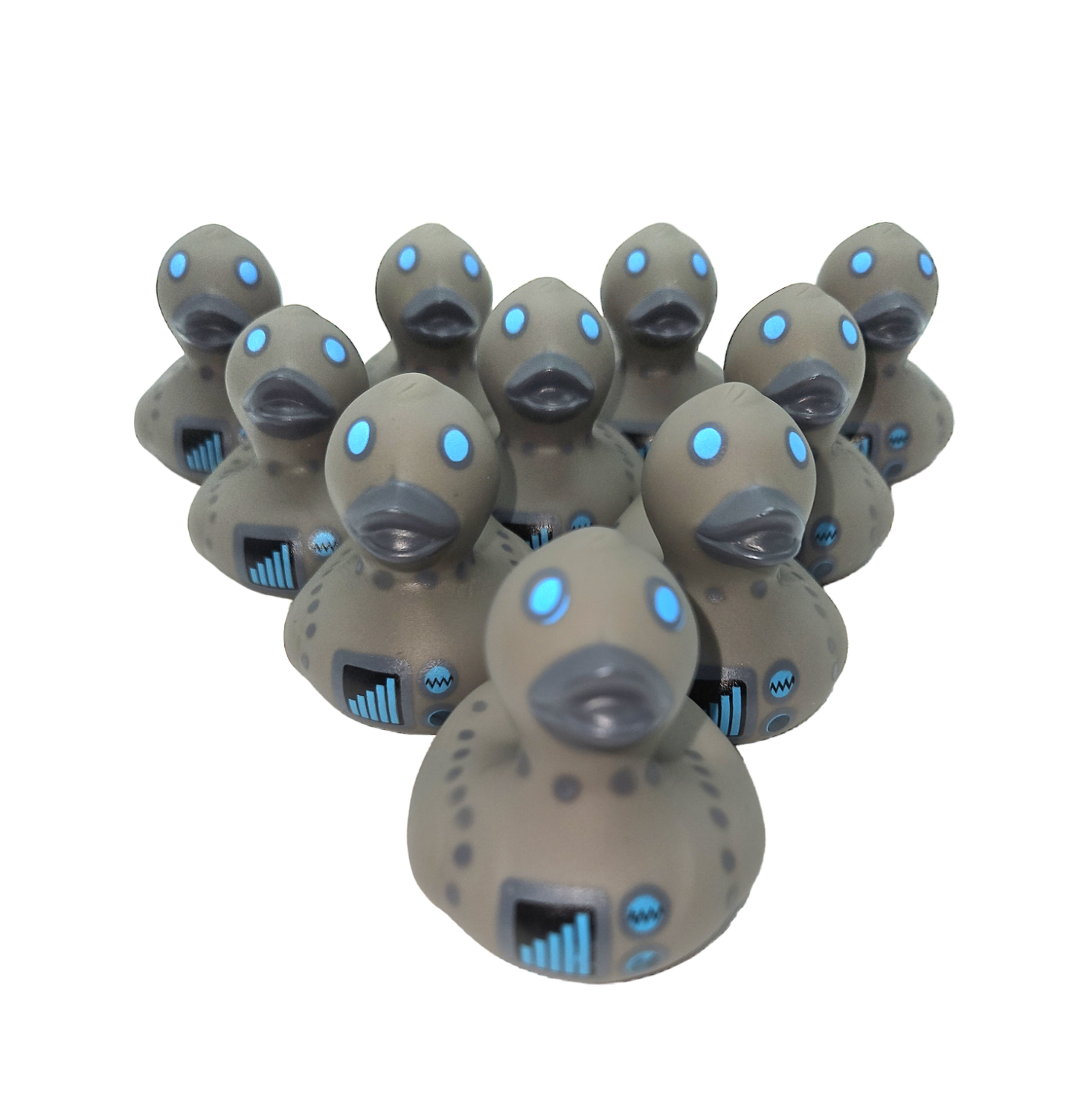 10 Stereo Equalizer Ducks - 2" Rubber Ducks