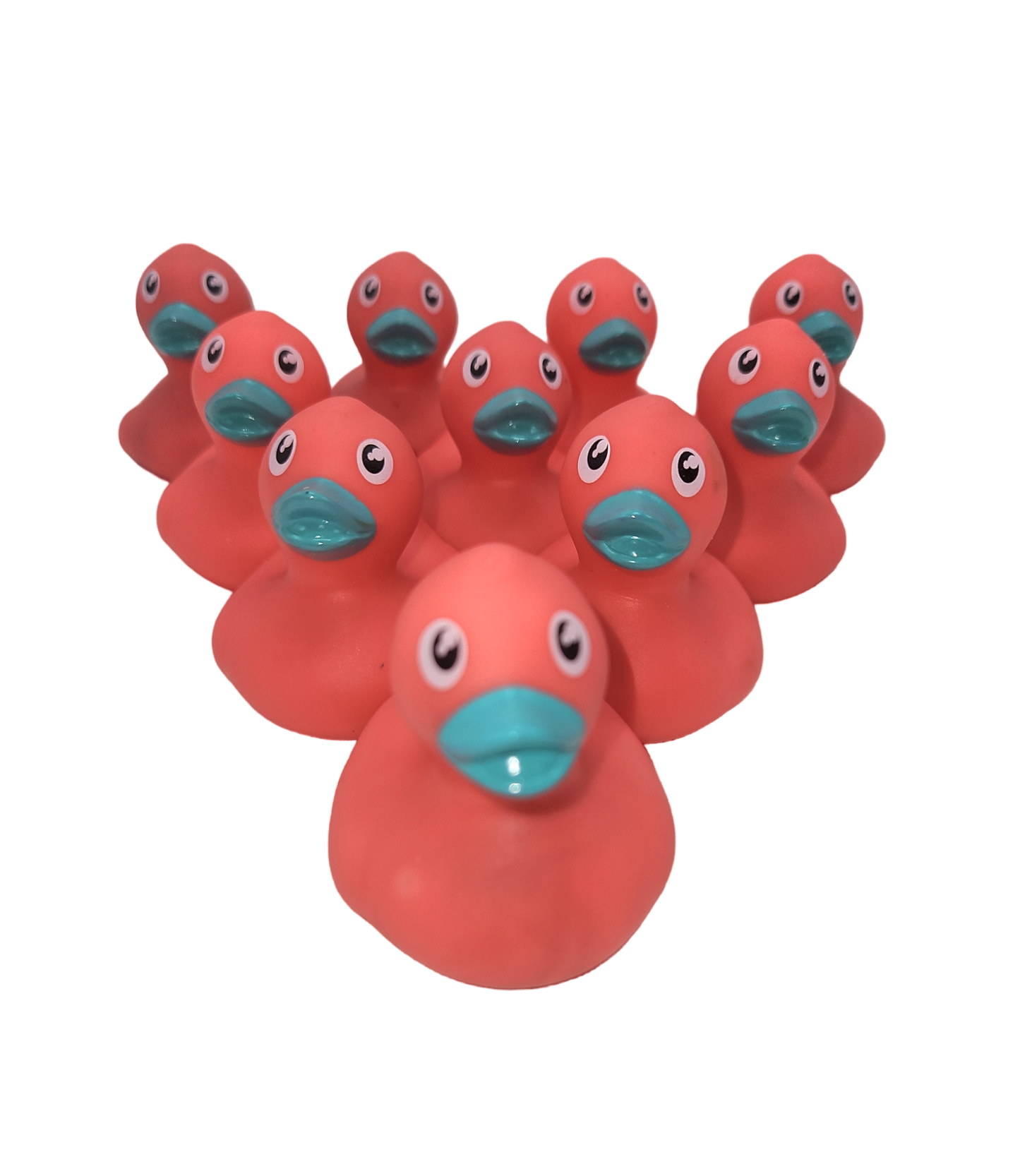 10 Bubblegum Ducks - 2" Rubber Ducks