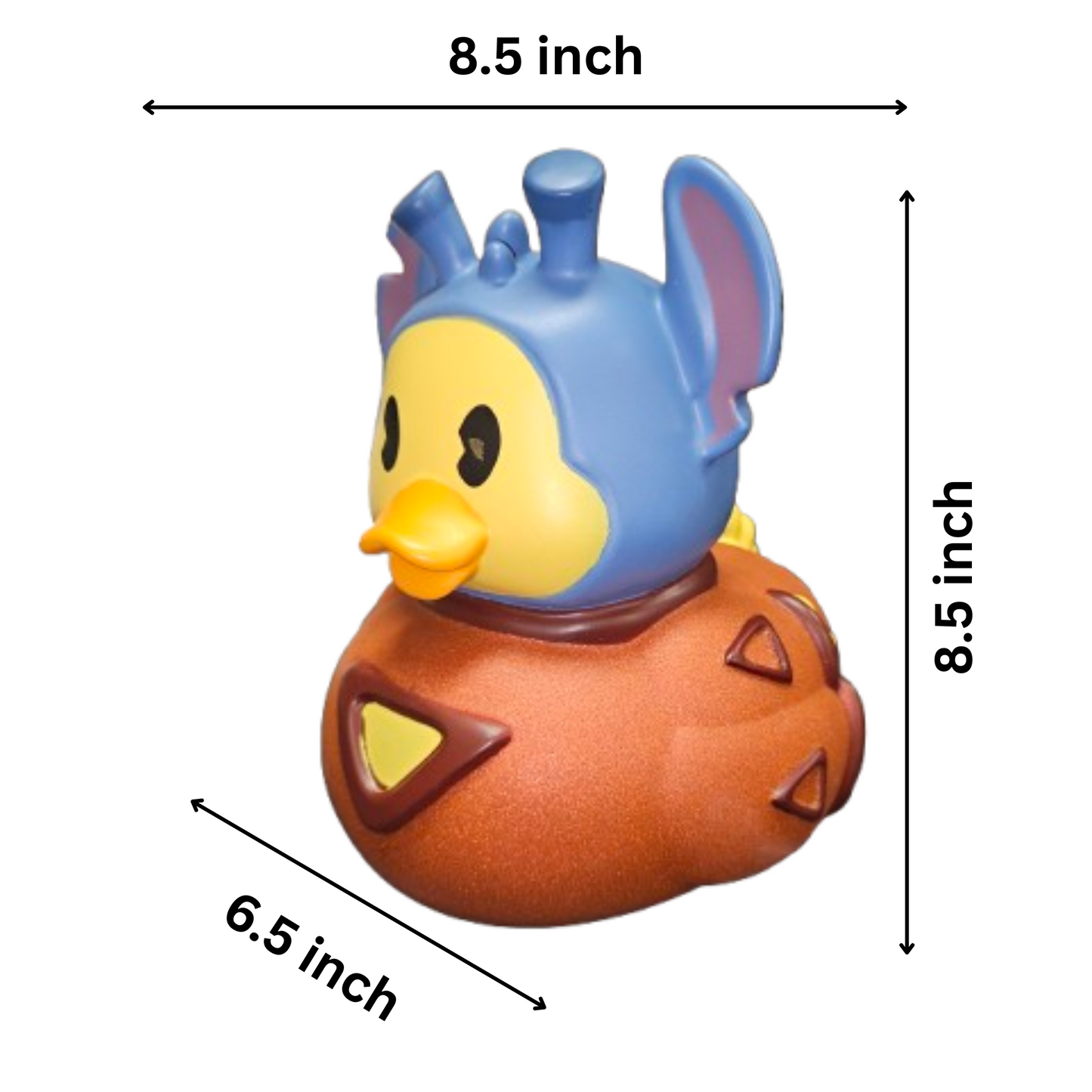 HUGE 8.5 Inch Rubber Duck Halloween Plus 4 - 2 Inch Rubber Ducks