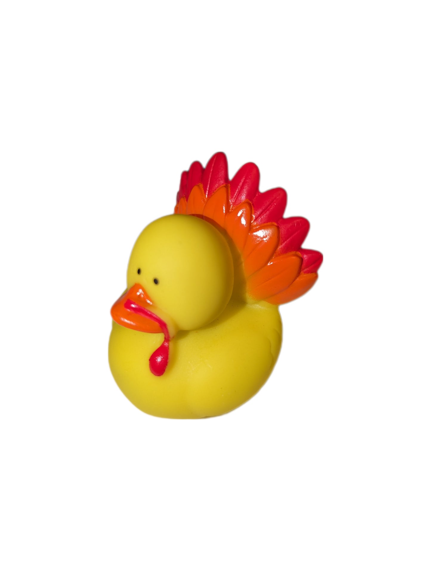 10 Thanksgiving Turkeys - 2" Rubber Ducks