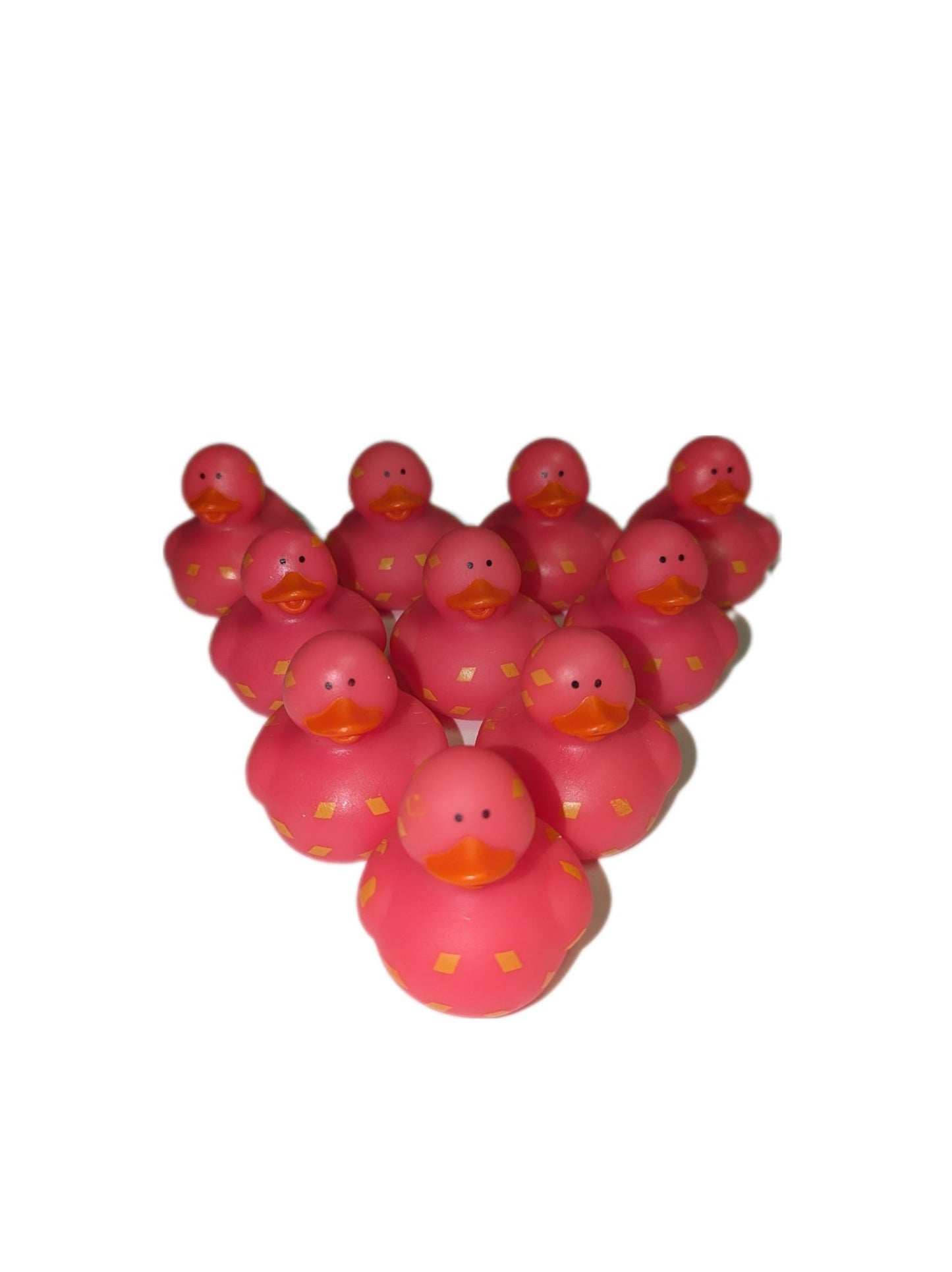 10 Pink Diamond - 2" Rubber Ducks