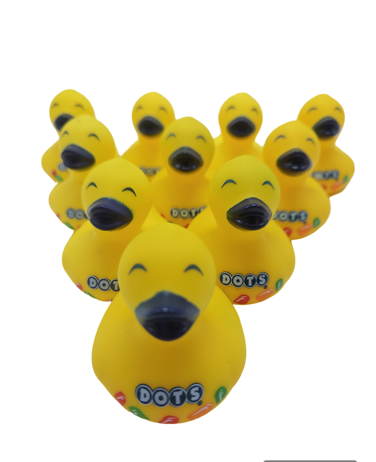 10 Dots Candy Ducks - 2" Rubber Ducks