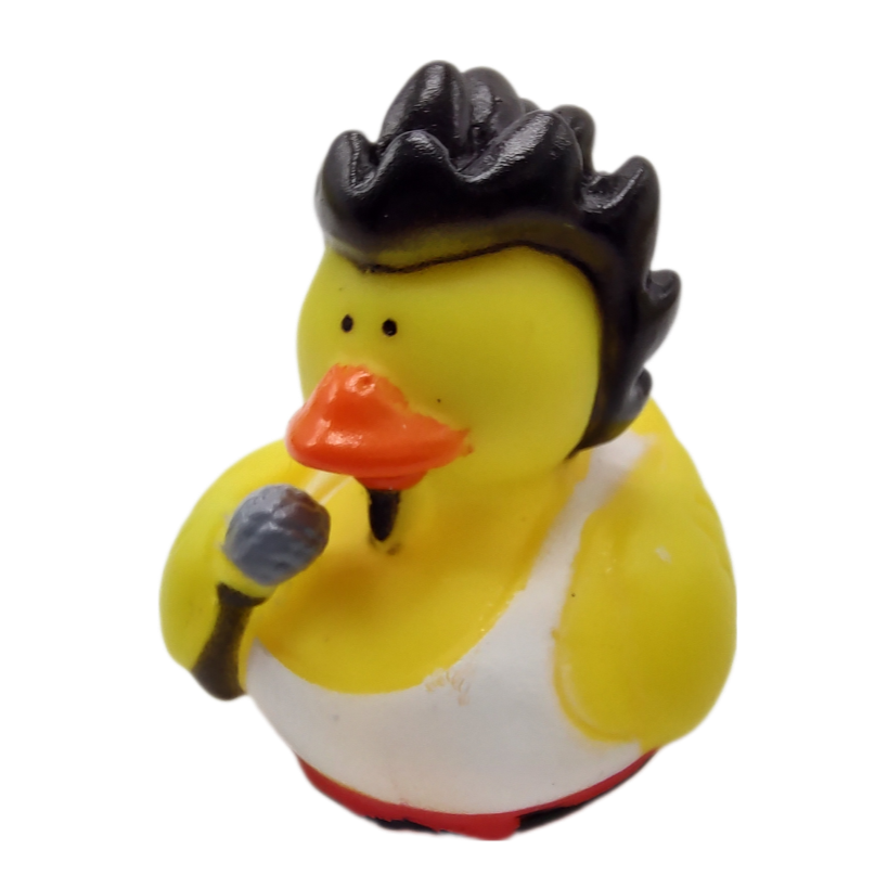 10 Rock Band Singer Ducks - 2" Rubber Ducks