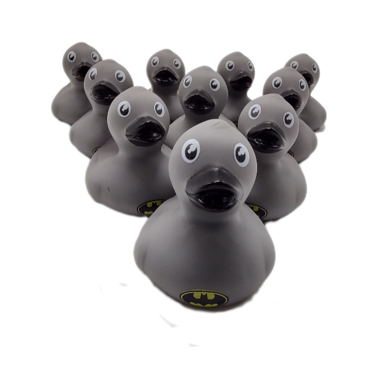 10 Batman Ducks - 2" Rubber Ducks officially licensed
