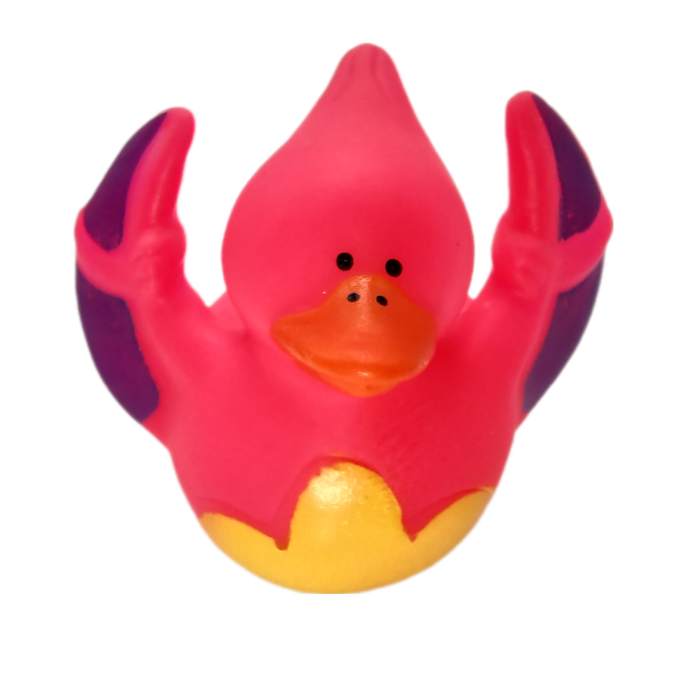 10 Dinosaur Pink Ducks - 2" Rubber Ducks