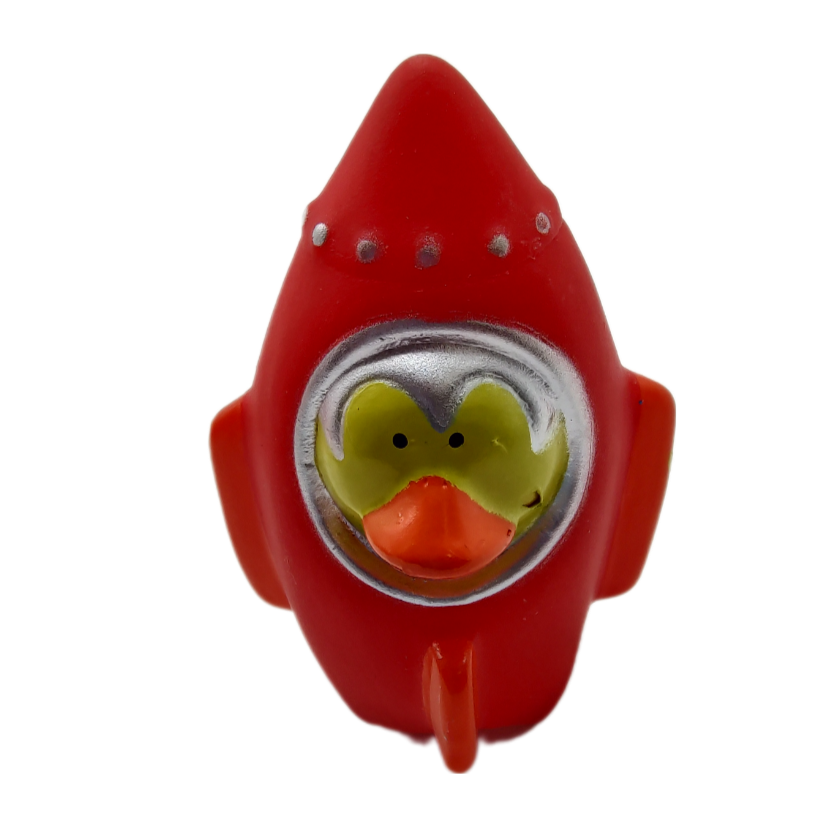 10 Spaceship Ducks - 2" Rubber Ducks