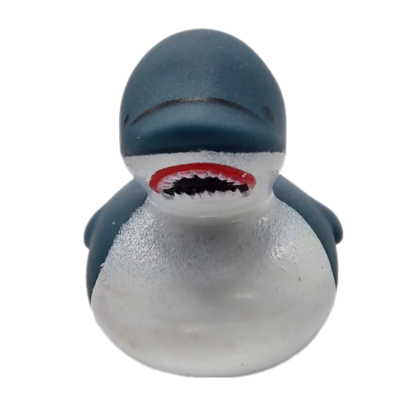 10 Shark Ducks - 2" Rubber Ducks
