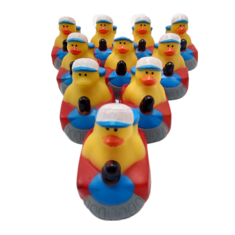 10 Train Car Ducks - 2" Rubber Ducks