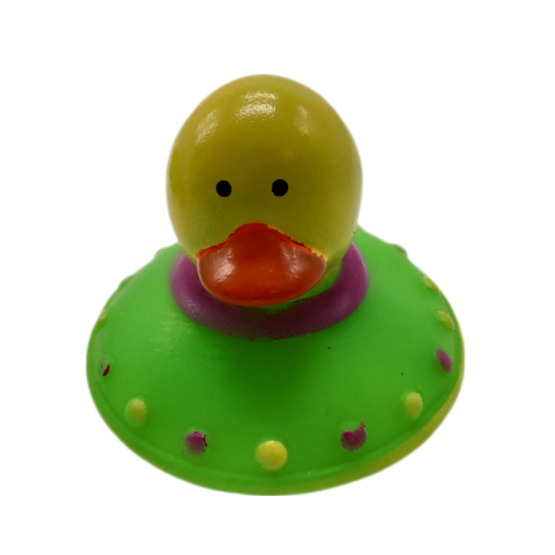 10 UFO Ducks - 2" Rubber Ducks