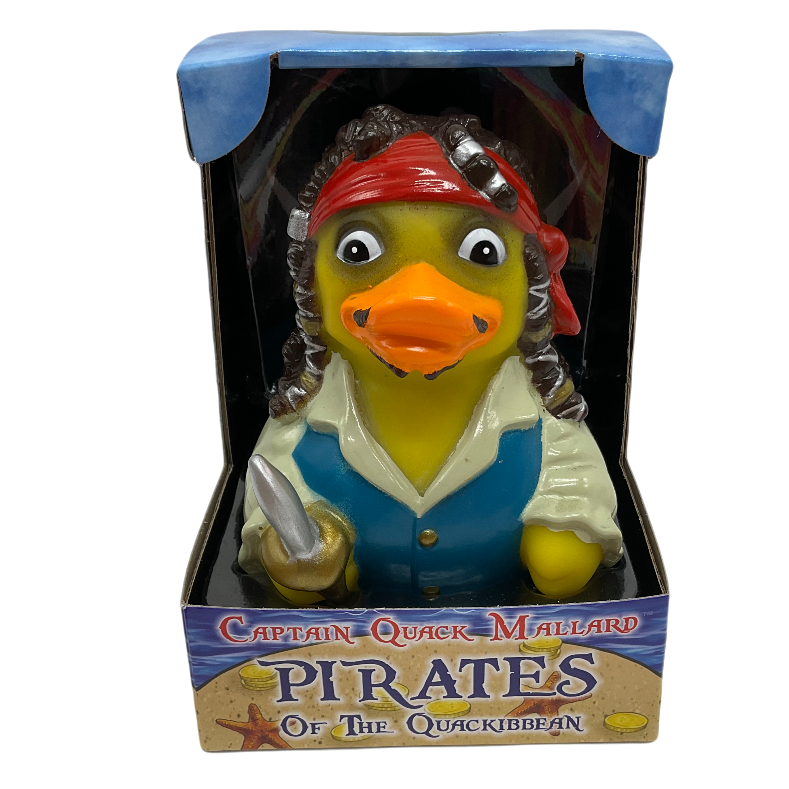 Celebriducks Captain Hook Rubber Duck Bath Toy - Bring Tranquility and Playfulness to Bath Time with This Whimsical and Collectible Rubber Duck Toy