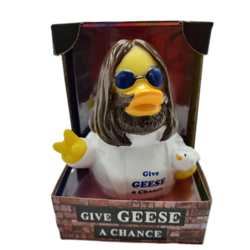Give Geese a Chance Celebriduck Rubber Duck