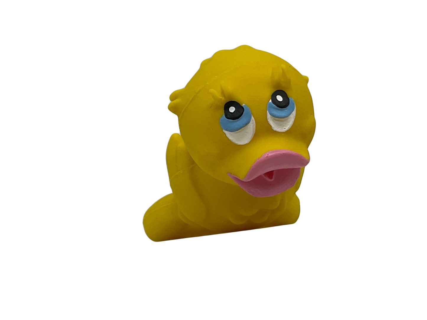 Baby Teether with Handle 100 % Natural Rubber Duck