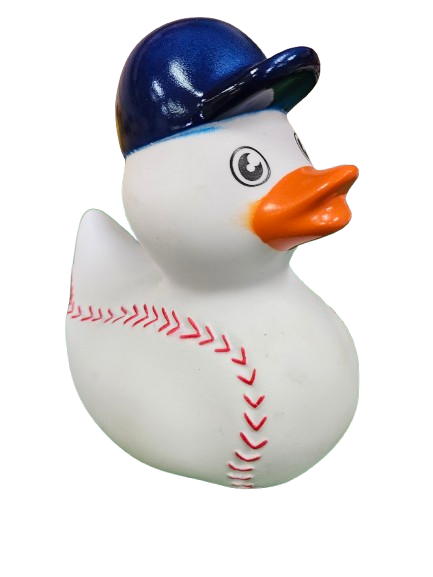 Baseball 6" Rubber Duck Sports