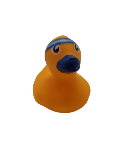 10 Orange Athletic Ducks - 2" Rubber Ducks