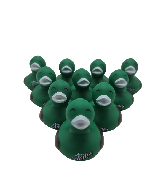 10 Andes Mints Candy Ducks - 2" Rubber Ducks