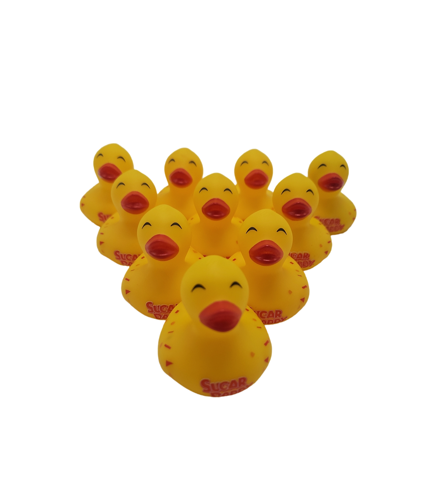 10 Sugar Daddy Candy Ducks - 2" Rubber Ducks