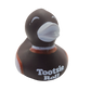 10 Brown Tootsie Roll Ducks - 2" Rubber Ducks