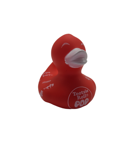 10 Red Tootsie Roll Ducks - 2" Rubber Ducks