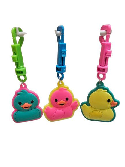 Rubber Duck Backpack Clip (Blue)
