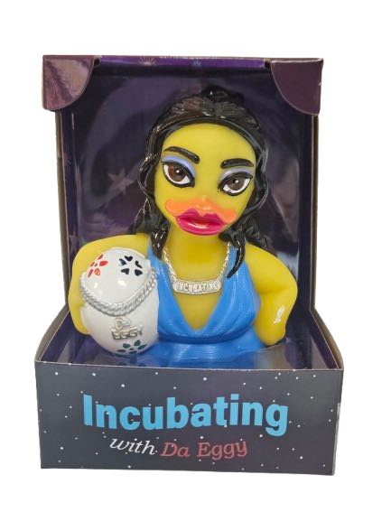 Celebriduck- Ducka Leapa Incubating with Da Eggy Rubber Duck