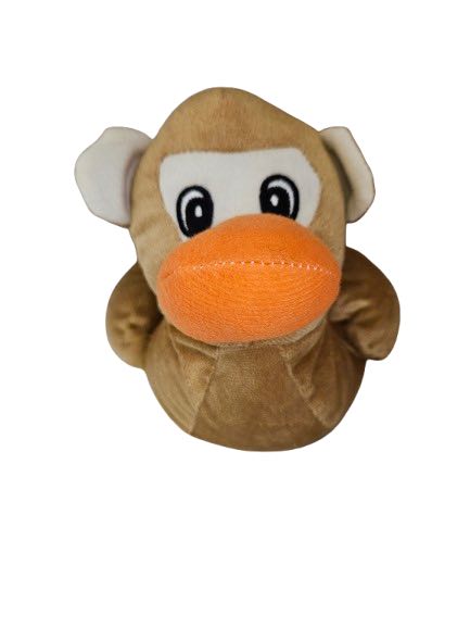 8" Duck Animal Plush- Monkey