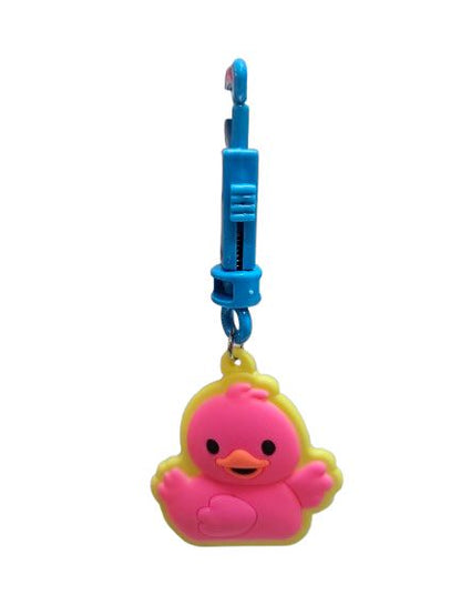 Rubber Duck Backpack Clip - Pink