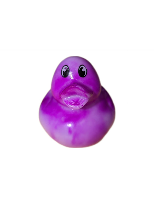 10 Marbled Purple Ducks - 2" Rubber Ducks