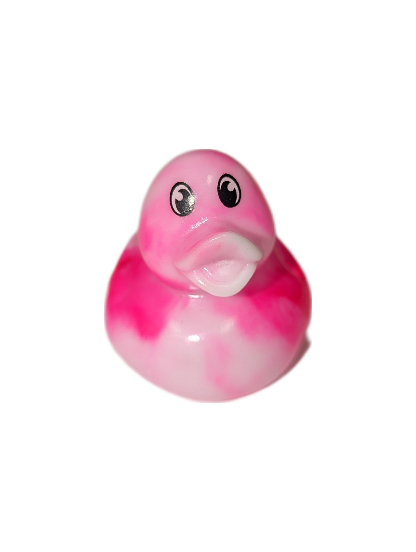 10 Marbled Pink Ducks - 2" Rubber Ducks