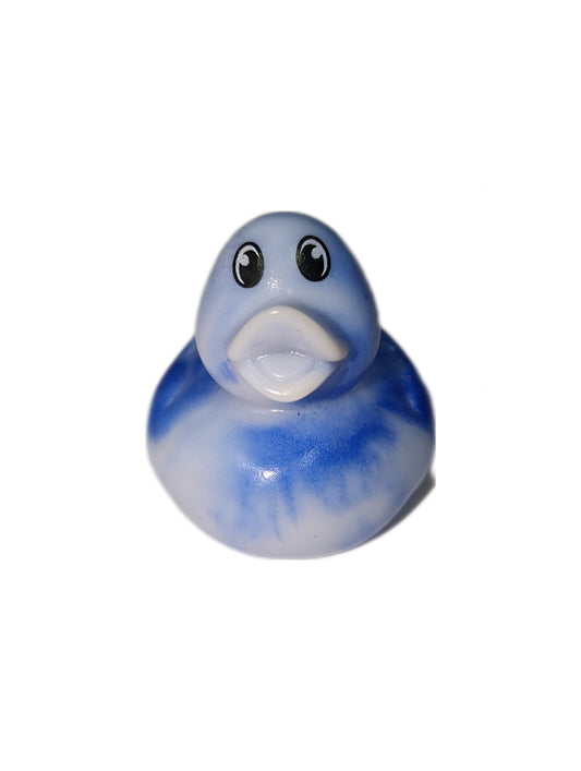 10 Marbled Blue Ducks - 2" Rubber Ducks