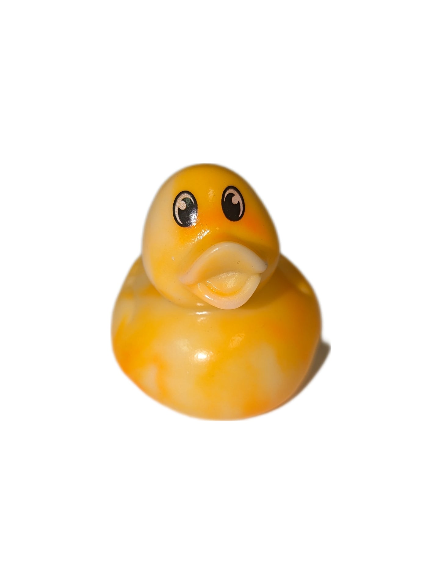10 Marbled Yellow Ducks - 2" Rubber Ducks