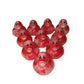 10 Marbled Red Ducks - 2" Rubber Ducks