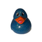 10 Blue Glitter & Orange Beak Ducks - 2" Rubber Ducks