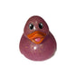 10 Lavender Glitter & Orange Beak Ducks - 2" Rubber Ducks