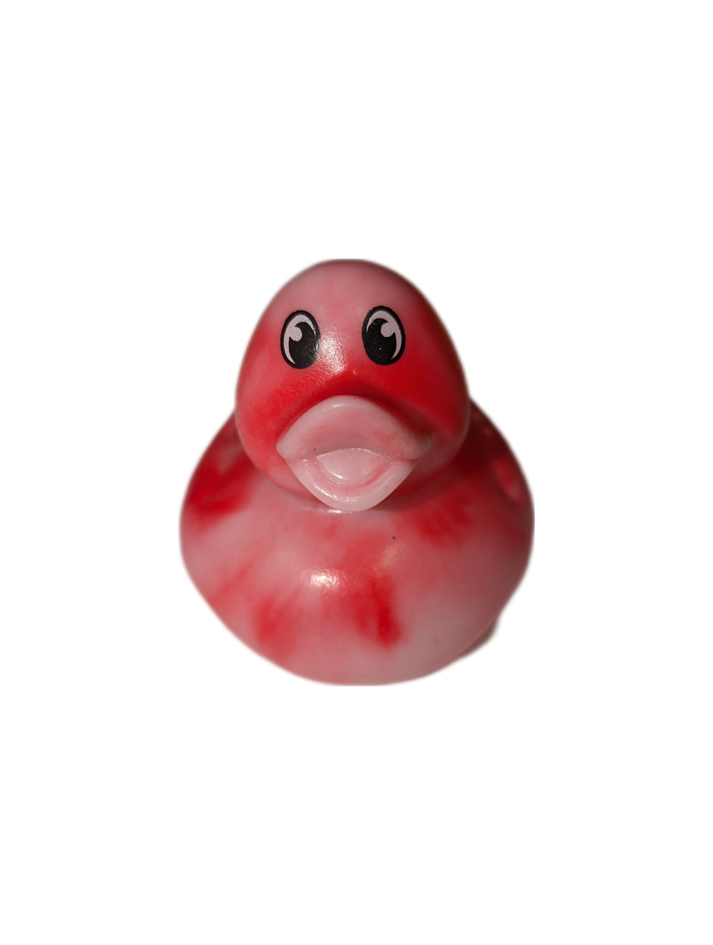 10 Marbled Red Ducks - 2" Rubber Ducks
