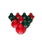 10 Holiday Red and Green Ducks - 2" Rubber Ducks