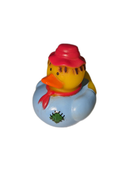 10 Mixed Scarecrows - 2" Rubber Ducks