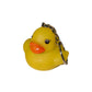 10 Yellow Keychain- 2" Rubber Ducks