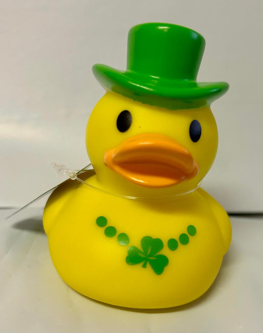 3" St Patrick's Day Rubber Duck