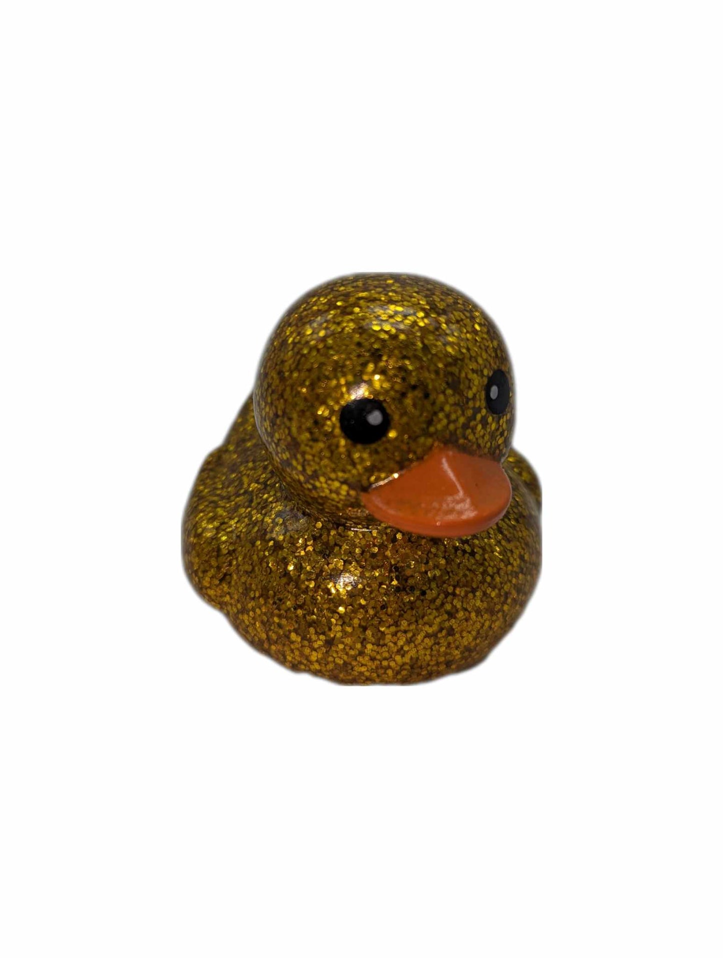 Gold Glitter 3" Rubber Duck