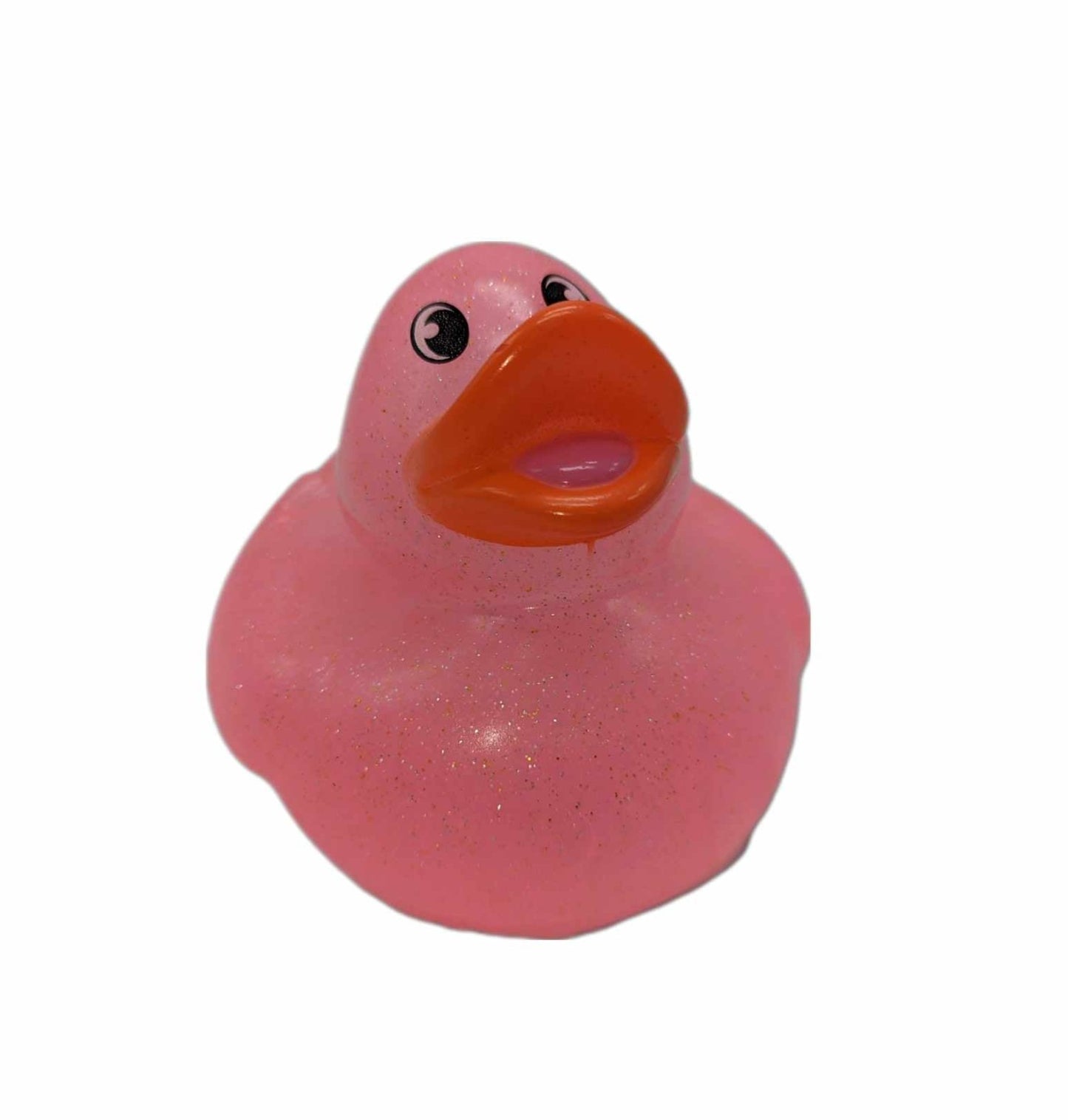 Sparkle and Squeak Pink 6" Rubber Duck