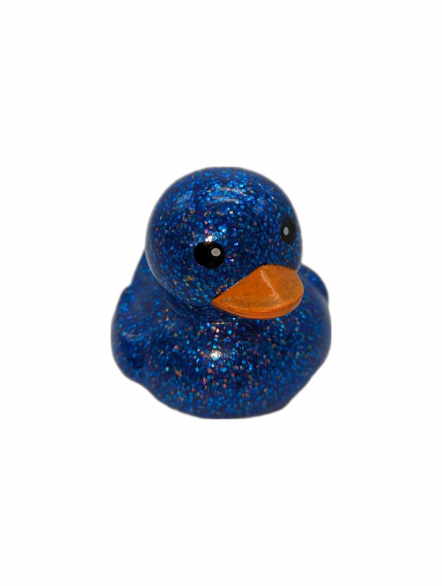 Blue Glitter 3" Rubber Duck
