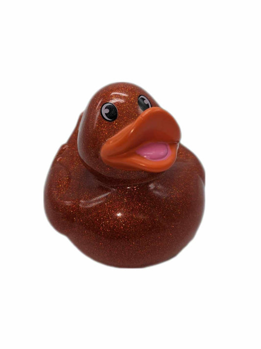 Sparkle and Squeak Red 6" Rubber Duck