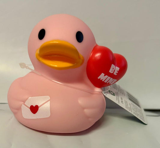 3" Be Mine Rubber Duck Heart