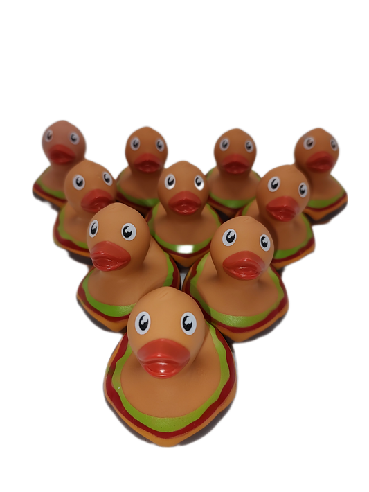 10 Beyond Cute Ducks - 2" Rubber Ducks
