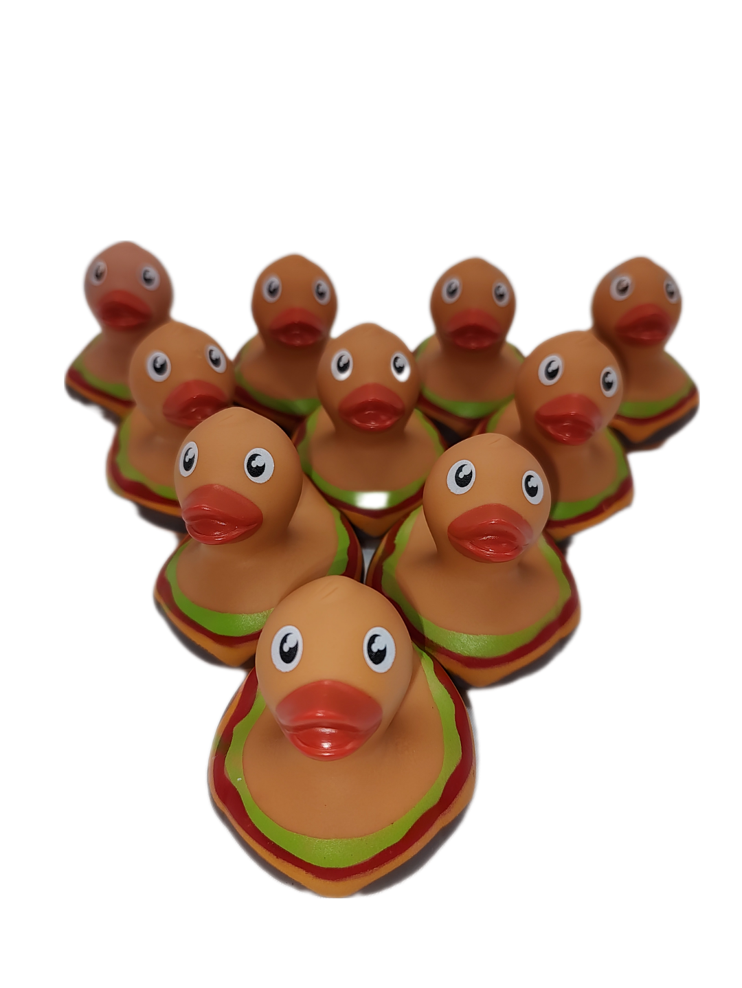 10 Beyond Cute Ducks - 2" Rubber Ducks