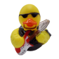 10 Rock Band Guitar Ducks - 2" Rubber Ducks