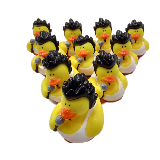 10 Rock Band Singer Ducks - 2" Rubber Ducks