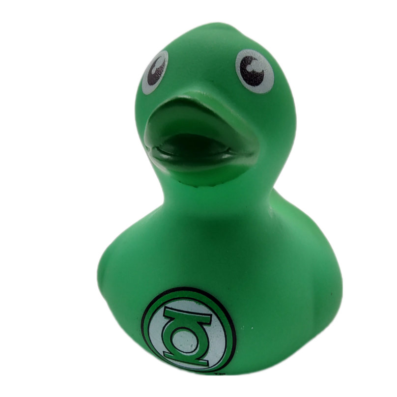 10 Green Lantern Ducks - 2" Rubber Ducks officially licensed