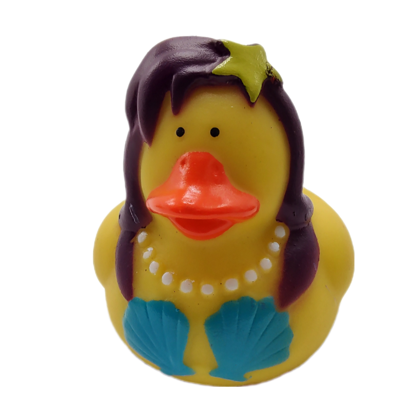 10 Mermaid Purple Ducks - 2" Rubber Ducks